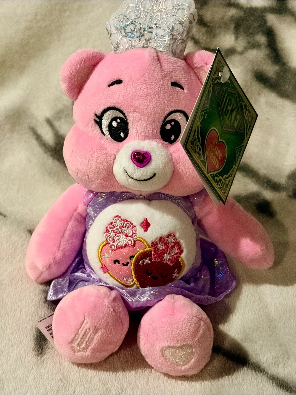Care Bears x Wicked - “Love-a-Lot” Bear as Glinda 9” Limited Edition (2025)- NWT